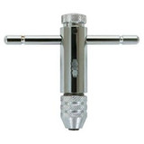 T-Handle Ratcheting Tap Wrench, For Taps 1/4" to 1/2", Carded 21202