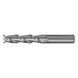 Cleveland Sq. End Mill,Single End,Carb,3/8" C60488