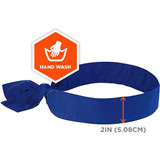 Ergodyne Evaporative Cooling Bandana,Blue 6700