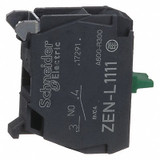 Schneider Electric Contact Block,1NO Slow Break,22mm ZENL1111