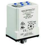 Macromatic Phase Monitor Relay,190-500VAC,Plug,SPDT  PMPU