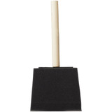 Linzer Project Select 3 In. High Density Closed Cell Foam Brush with Wood Peg Handle