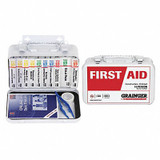 Sim Supply First Aid Kit w/House,74pcs,2 7/8x5 3/8"  54582