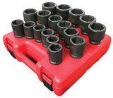 17 Pc. 3/4" Drive Metric Heavy Duty Impact Socket Set 4684