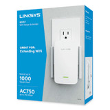 LINKSYS™ Ac750 Boost Wi-Fi Extender, 1 Port, Dual-Band 2.4 Ghz/5 Ghz RE6300
