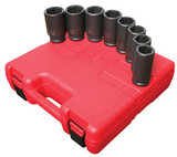 3/4" Drive, SAE Deep Impact Socket Set, 8 Pc. 4681