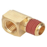 Parker 90 Extruded Street Elbow, Brass, 3/8 in VS2202P-6-6