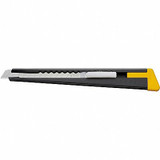 Olfa Utility Knife,5 1/2 In,Black/Yellow 180