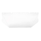 Msa Safety Faceshield Visor,V-Gard Frames,PC,Clear 10115840