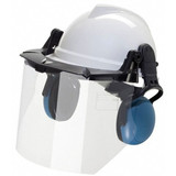 Msa Safety FaceShieldFrame,Black,Plastic,Full-Frame 10121266