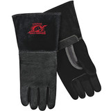 MIG Gloves Black SPS Pigskin Palm, Foam Lined Back, X-Lg P760X