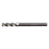 Micro 100 Sq. End Mill,Single End,Carb,7/64" GEM-109-4