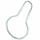 Sim Supply Shower Curtain Rings,2 11/16 in W,PK24  15105