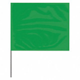 Presco Marking Flag,Green,Blank,PVC,PK100  4530G-200