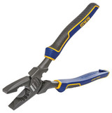 High Leverage Lineman's Pliers with Fish Tape Puller and Wire Crimper, 9-1/2" 1902416