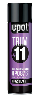Trim #11 High Build Top Coat Gloss Black UP0876
