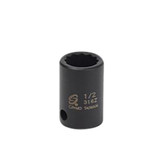 3/8" Dr 12Pt Impact Socket, 1/2" 316Z