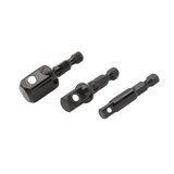 3 pc. Impact Stubby Socket Adapter Set 12061