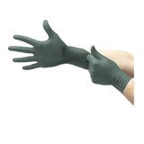 Dura Flock® Flock-Lined Industrial-Grade Gloves, Dark Green, Small DFK608S
