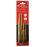 4 Pc Brass Punch Set SAE 62278