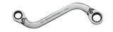 S-Shape Ratcheting Wrench, 10 mm x 12 mm 85222