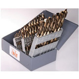 29 p .Drill Bit Set Left Handed Jobber Length 1/16” To 1/2” By 64th 29KK6