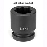 1" Drive x 2-3/16" 8 Point Standard Impact Socket 4570S