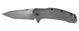 LINK Tanto Gray Aluminum Blackwash Knife 1776TGRYBW