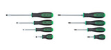 8 Pc. Combination Bright Green Dual Material Screwdriver Set 82683