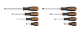 8 Pc. Combination Bright Orange Dual Material Screwdriver Set 82682