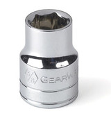 1/2" Dr 6 Pt Standard SAE Socket, 1/2" 80603