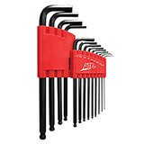 SAE Long Arm Ball End Hex Key Set 584