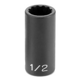 3/8" Drive x 9/16" 12 Point Semi-Deep Impact Socket 1118SD