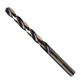 Black & Gold Fractional Straight Shank Jobber Length Drill Bit, 13/64” 3019013B