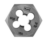 9/16" - 18 NF Hexagon Machine Screw Die, Carded 6849