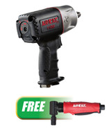 1/2" Impact Wrench w/FREE Composite Angle Die Grinder 1150-6255