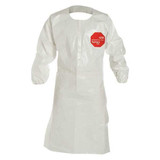 Dupont Apron,3XL,White,Tychem(R) 4000,PK25 SL275TWH3X002500