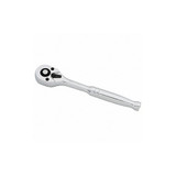 Westward Hand Ratchet, 5 1/2 in, Chrome, 1/4 in 4YP73