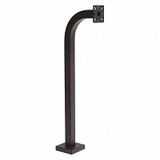 Pedestal Pro Curb Height Pedestal,36"H,Steel,Black 36-9C