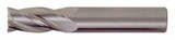 Cleveland Sq. End Mill,Single End,Carb,3/8"  C81878