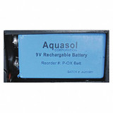 Aquasol Rechargeable Battery, 9V, 1 in H, 2 in L P-OX BATT