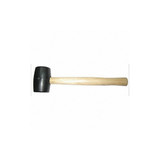 Westward Rubber Mallet,Hickory,32 Oz 6DWK9