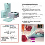 Brady Absorbent Pad,Universal,Green,PK100 SPCUN1719