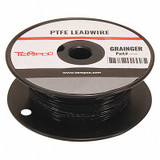 Tempco High Temp Lead Wire,14AWG,100ft,Blk LDWR-1061