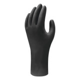 6112PF Biodegradable Nitrile Disposable Gloves, Small, Black, 4 mil