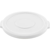 Global Industrial Plastic Trash Can Lid - 10 Gallon White