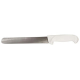 Crestware Slicer Knife,10 in Blade,White Handle KN50