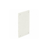 Wiegmann Wireway,Panel Adapter,6x6 Sq In,Gray PA0606