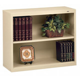 Tennsco Bookcase,28 in H,Champagne B-30CP
