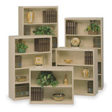 Tennsco Bookcase,28 in H,Champagne B-30CP